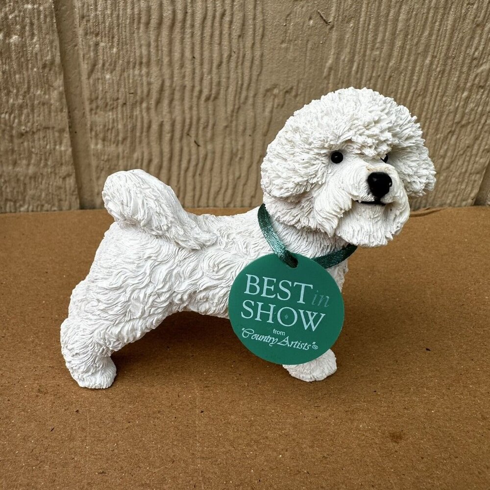 New Bichon Frise Best in Show Series Country Artists 03956 Dog Figurine
